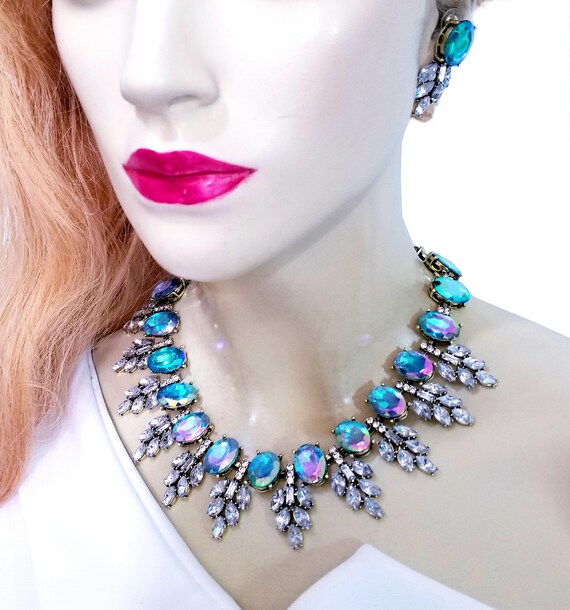 Exquisite Rhinestone Collar Necklace - 2 Styles – Neshe Fashion Jewelry