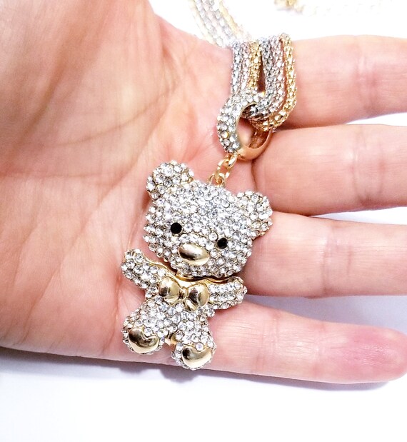 Bear charm shop necklace