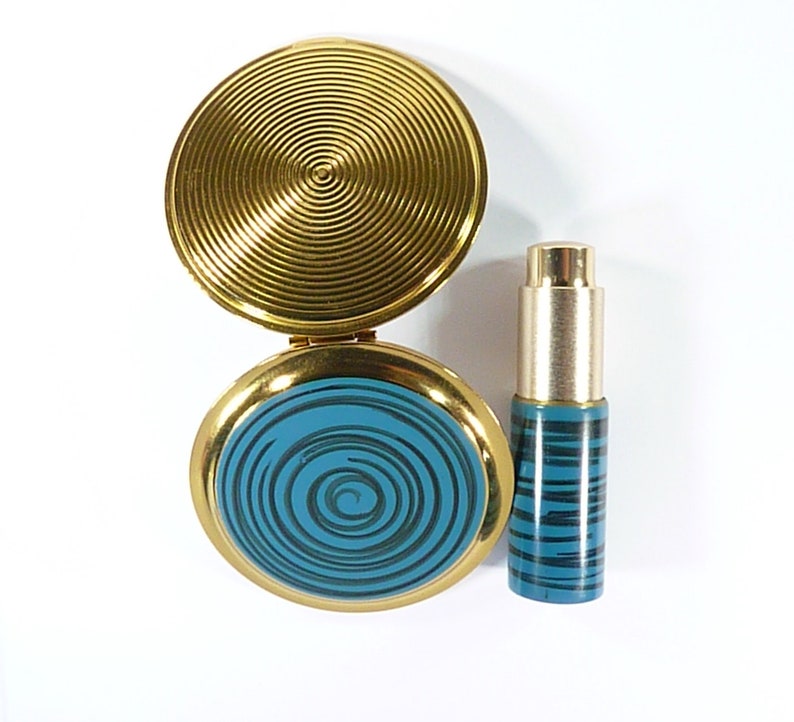 Unused Vintage Vanity Set MASCOT Compact /& Atomizer Set 1960s