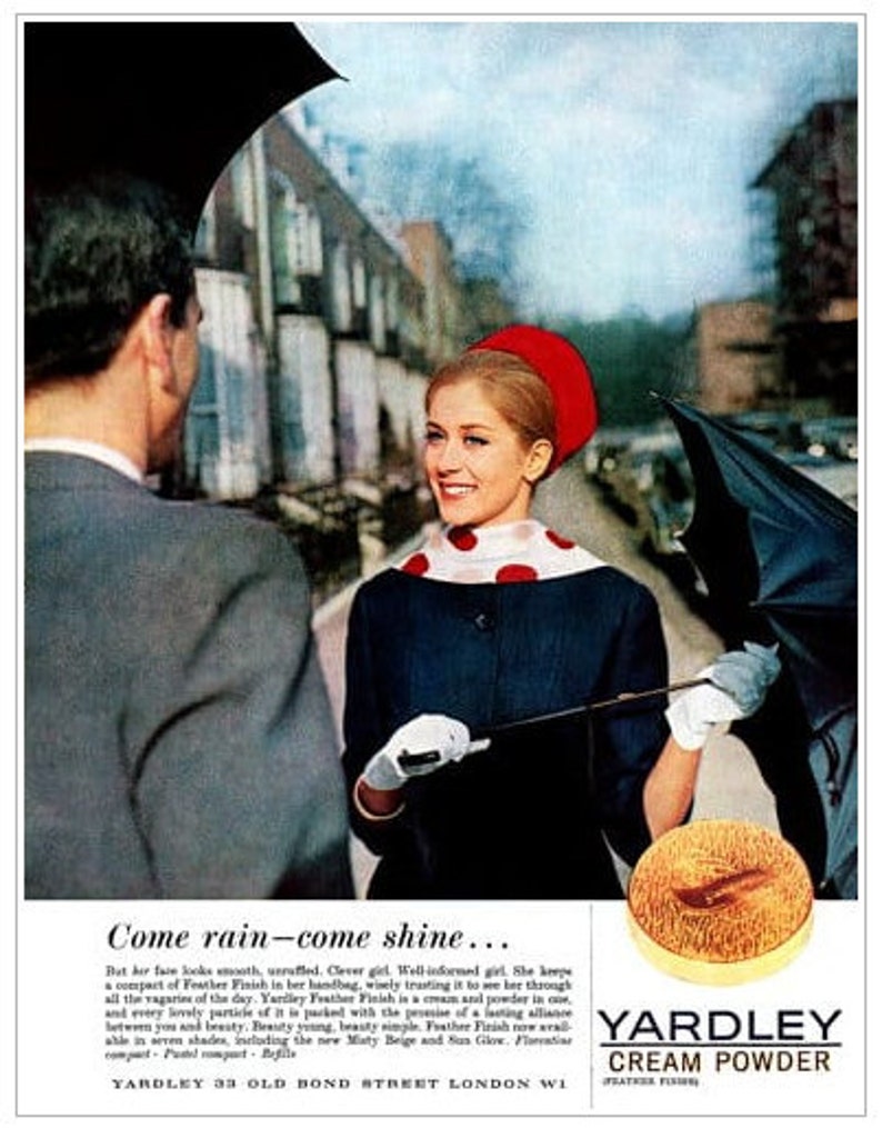 Vintage gifts for her vintage compacts bridesmaids pocket mirrors 1960s film props women/'s accessories