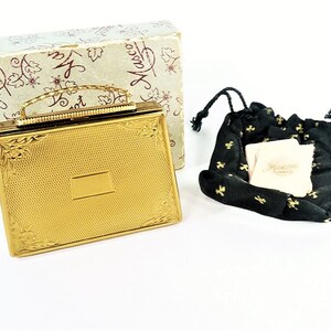 Boxed Vintage Mascot Musical Powder Compact Something Old Gift