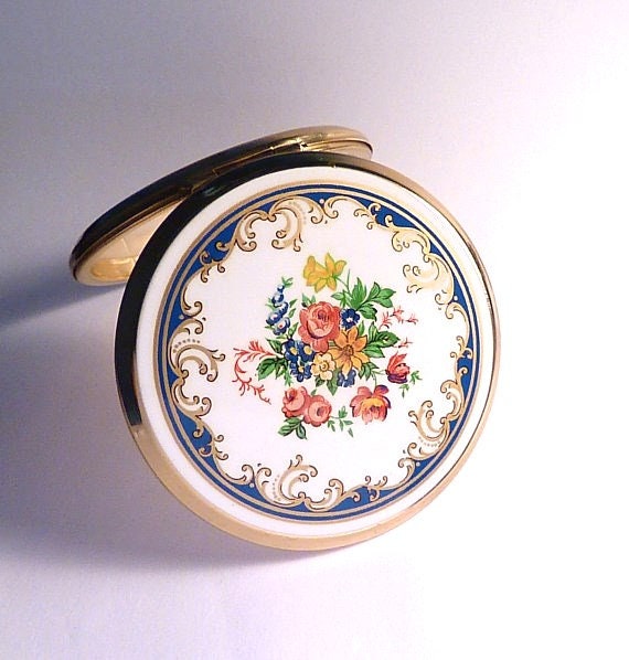 Vintage Compact Mirrors Powder Mirror Compacts Fl Stratton Bridesmaids Gifts Pocket Hand