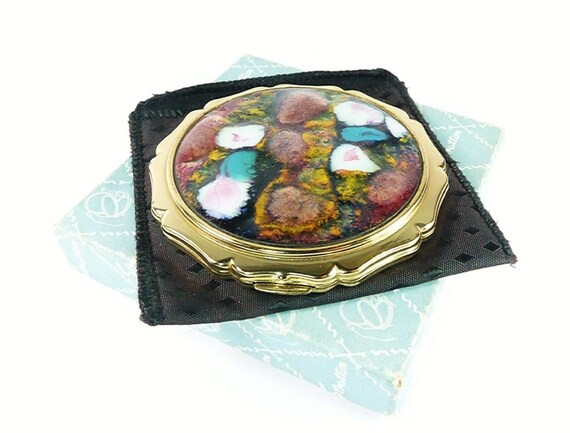Rare Unused Stratton Compact Mirror 1950s Vintage