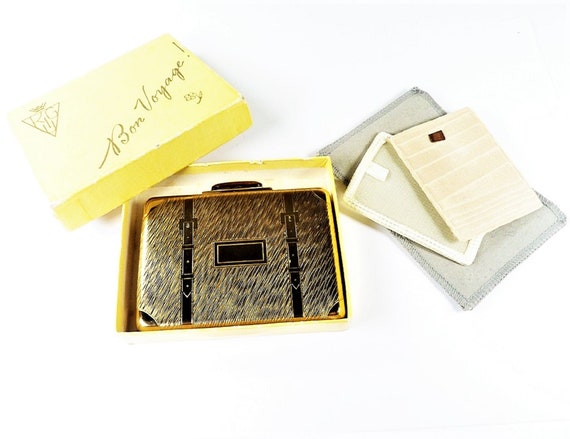 Unused Kigu Suitcase Compact In Original Box Pouc… - image 7