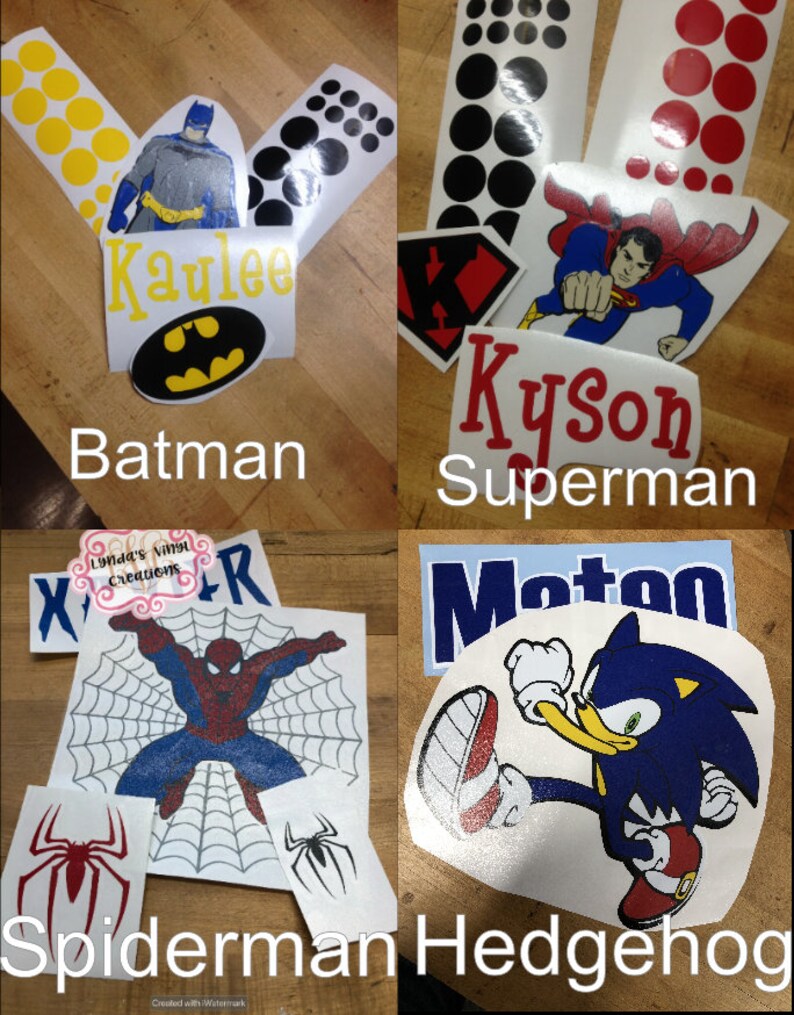 DIY Backpack Decal Set Etsy