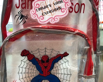 clear character backpacks