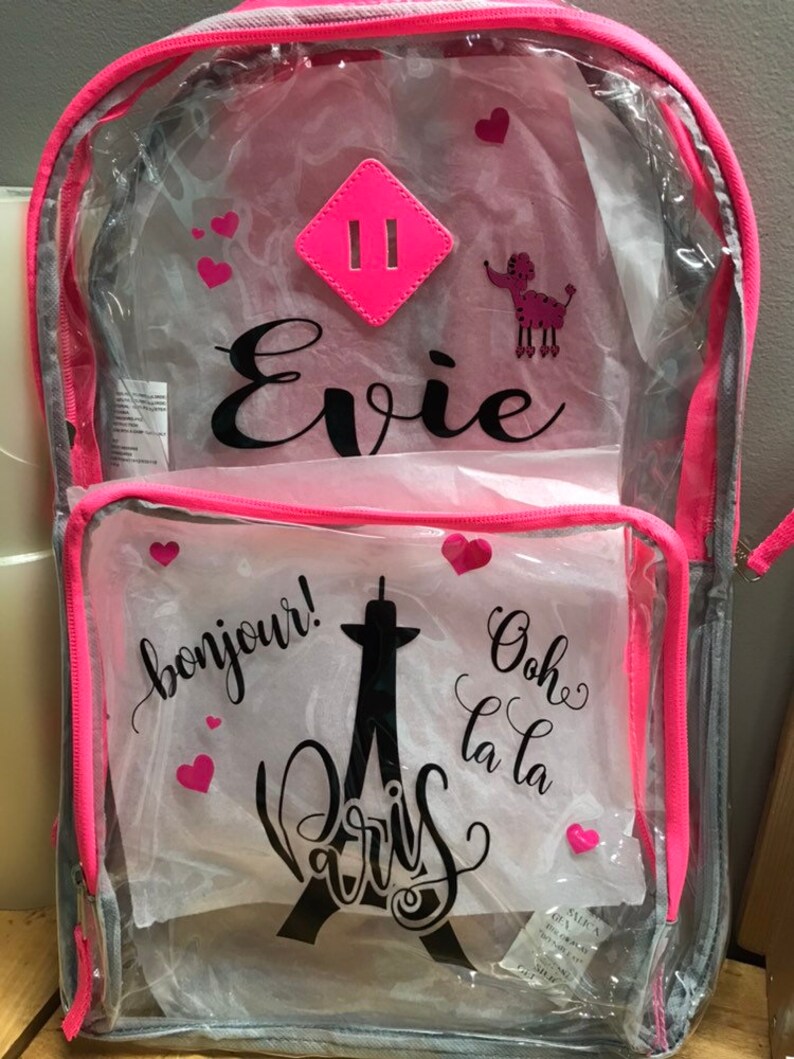 paris themed backpacks