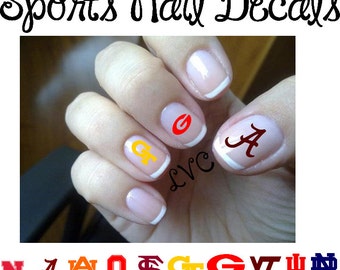 Sports nail decals