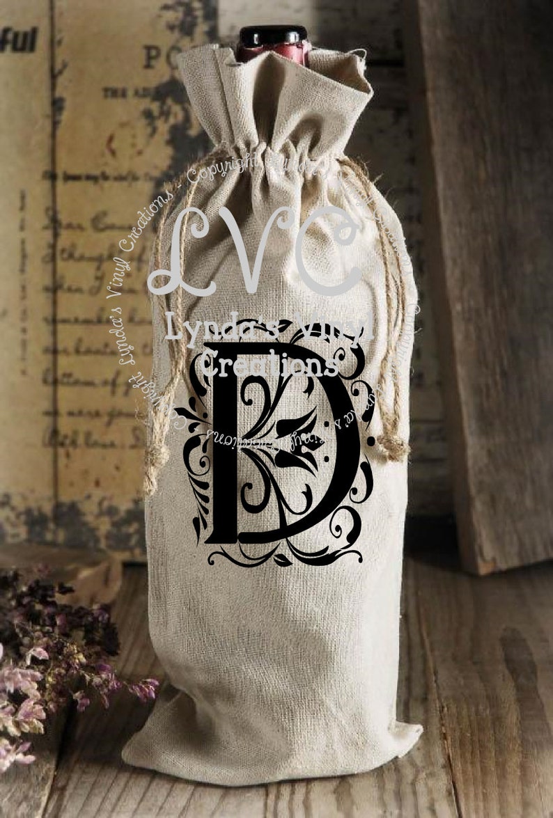 Personalized Linen Wine Bag Liquor Bar Hostess Gift Etsy