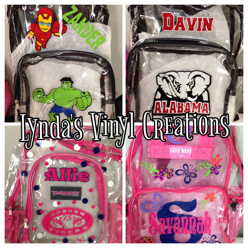 stores that have clear backpacks