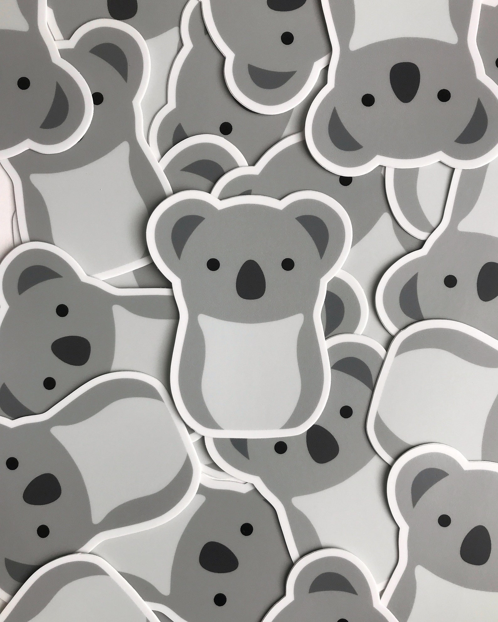 Koala Sticker Animal Laptop Stickers Diecut Vinyl Etsy
