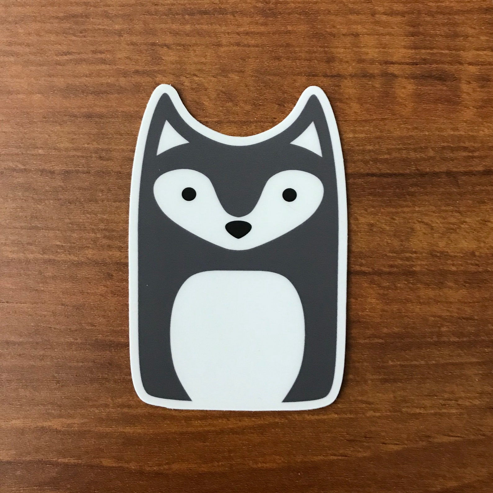 Wolf Sticker Animal Laptop Stickers Diecut Vinyl Stickers Etsy