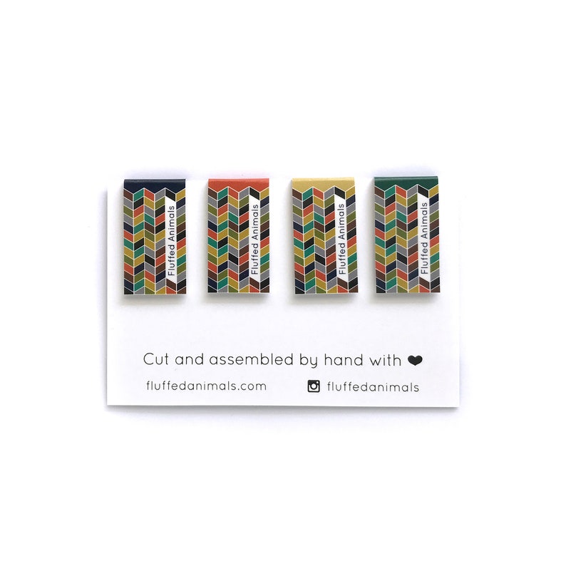 Owl Bookmarks Bookmark Set of Four Different Owls Etsy