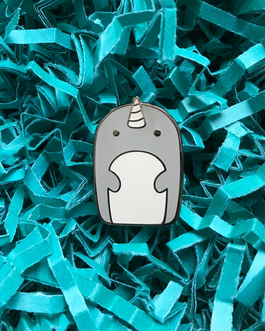 Narwhal Pin Hard Enamel Pins Arctic Animal Lapel Pin Etsy