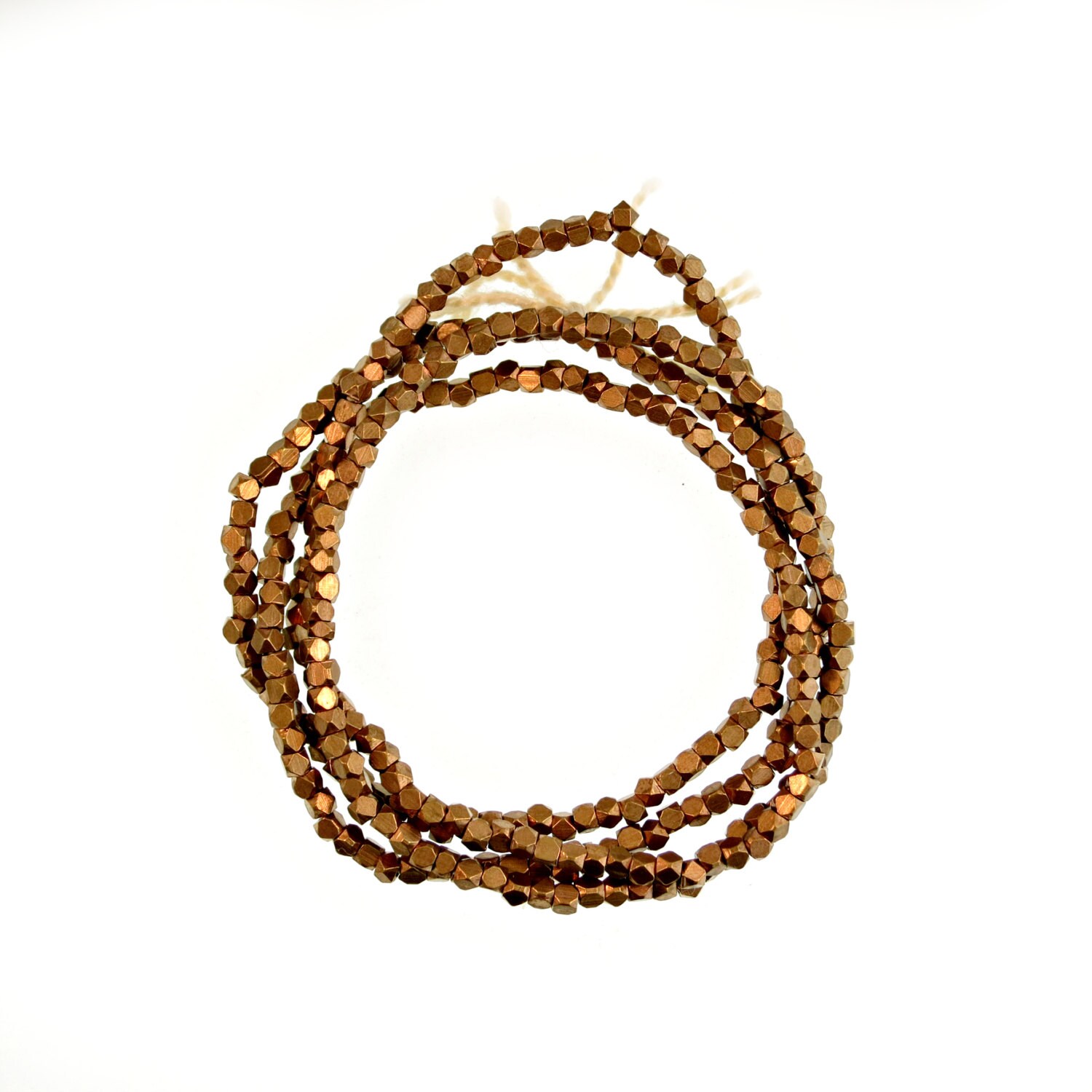 Faceted Metal Beads Spacer Beads Brass Beads Copper Beads Etsy