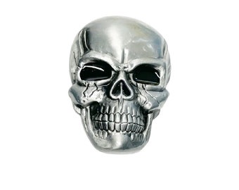 Grande BOUCLE DE CEINTURE boucle interchangeable SKULL pour ceinture de 4 cm de largeur