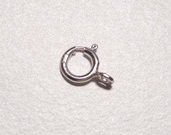 FEDERRING Kettenverschluss 925 Silber SPRINGRING 5 mm mehrere Mengen auswählbar