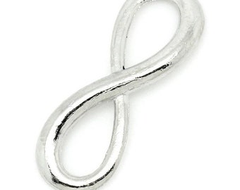Silver infinity symbol, infinity, 23 x 8 mm, various VE to the selection