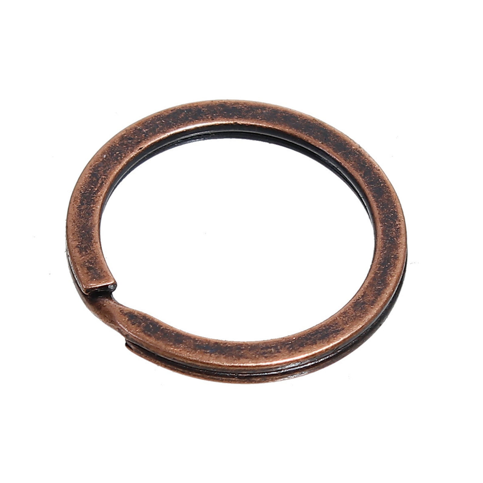 10 Pieces Coppercoloured Key Rings Copper 25 Mm Etsy