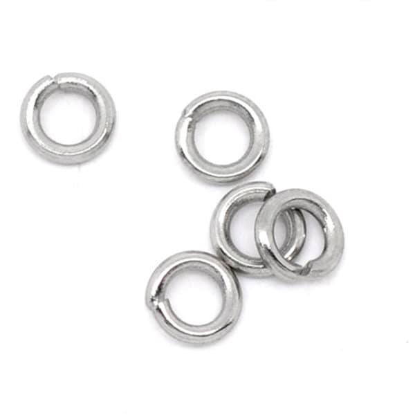 50 oder 100 Stück wählen BIEGERINGE BINDERINGE Ösen aus EDELSTAHL 4 mm - 12 mm