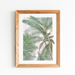 A5/A4/A3 Impressão de folhagem botânica, desenho botânico, presentes para ele, presentes para ela, decoração de casa, desenho da natureza, impressão de ilustração da natureza