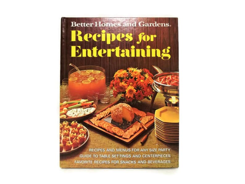 Vintage Cookbook Better Homes And Gardens Recipes For Etsy