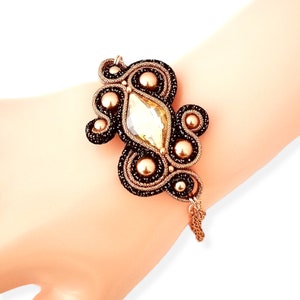 Soutache bracelet, elegant bracelet image 2