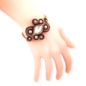 Soutache bracelet, elegant bracelet image 4