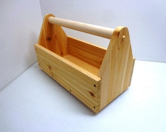Cedar Tool Box - Garden Tote - Tool Organizer - Tool Box - All Natural