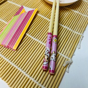Japanese Chiyogami cute Cartoon Print Chopsticks - 6&quot;