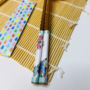 Japanese Chiyogami Cute Cartoon Print Chopsticks - 9&quot;