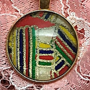 Japanese Chiyogami Pendant