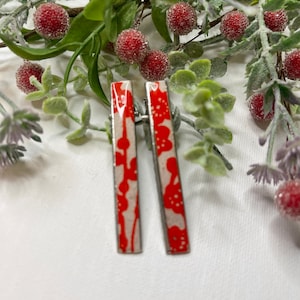 Chiyogami Japanese Hair Clip - Large 2.25&quot;