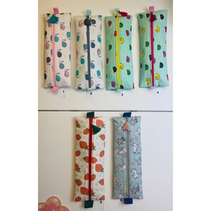 Large Pencil Case / Pen Case / Makeup Pouch / Catch-all / Zipper Pouch