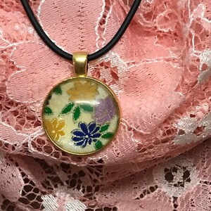 Japanese Chiyogami Pendant
