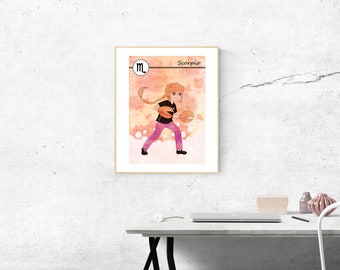 Printable: Scorpio Zodiac.