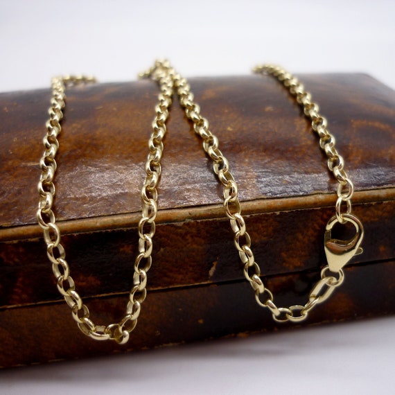 Gold belcher chain 18 inch discount