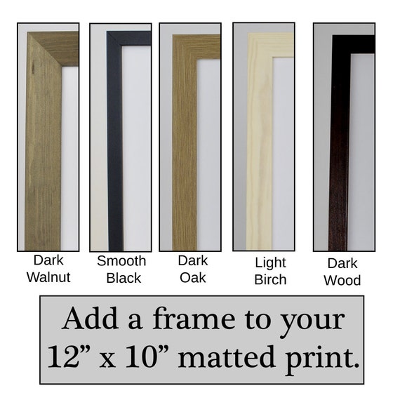 Add A Frame To A 12 X 10 Print Large Wooden Frame Etsy
