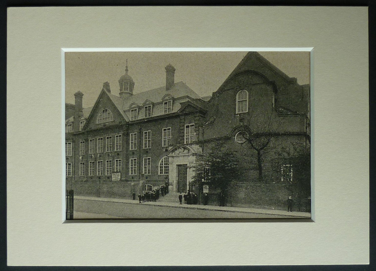 Image of 1906 Antique Print Of The Working Men's College in London - Class History Picture, Adult Education Print Socialist Gift