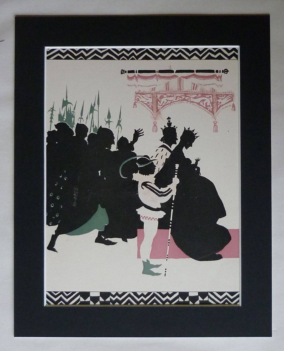 Coussin Carré Chat Noir – Illustration Vintage Arthur Rackham (1920) – Halloween