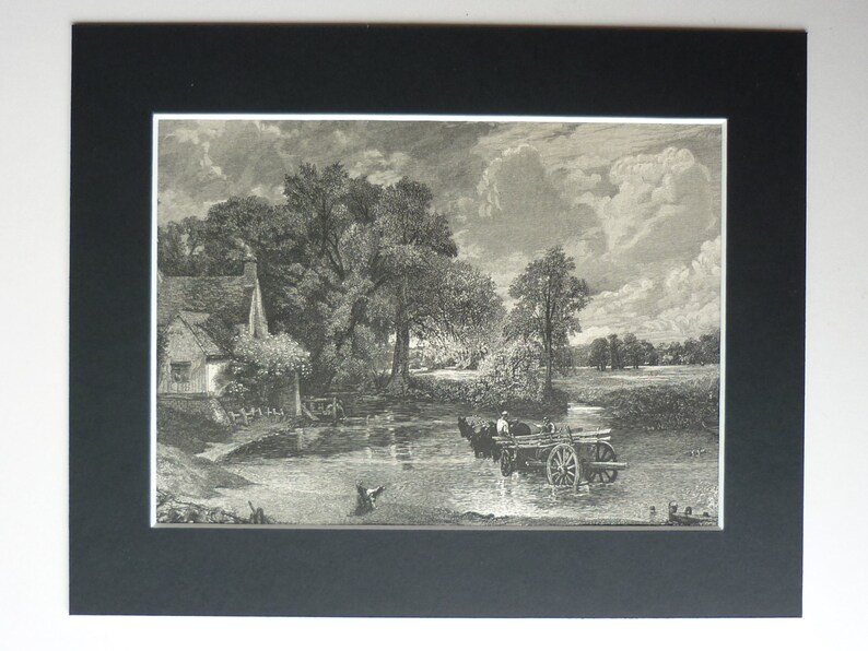 Antiques1886 de la charrette de foin de John Constable Etsy