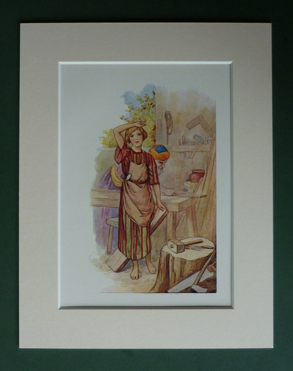 1930s Antique Print Of Jesus Christ Old Bible Gift Available Etsy