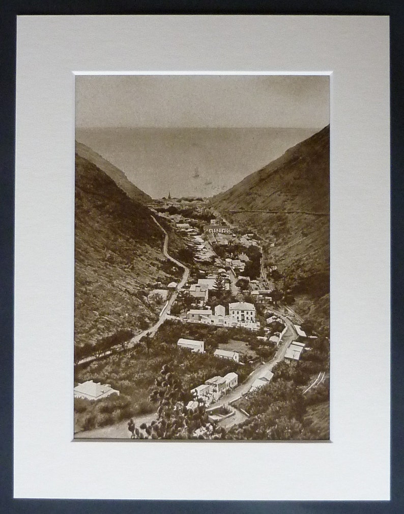 1920s Antique Jamestown Print Saint Helena Decor Available Etsy