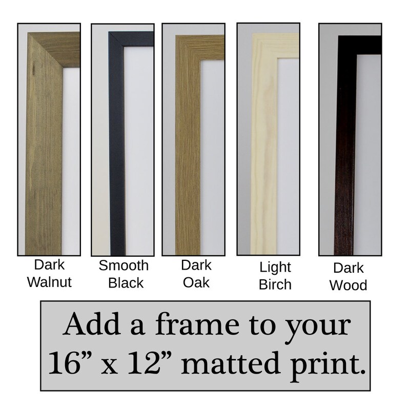 Add a Frame to a 16 X 12 Print Large Antique Etsy