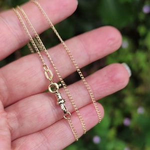 Dog Clip Solid Gold Necklace Charm Holder