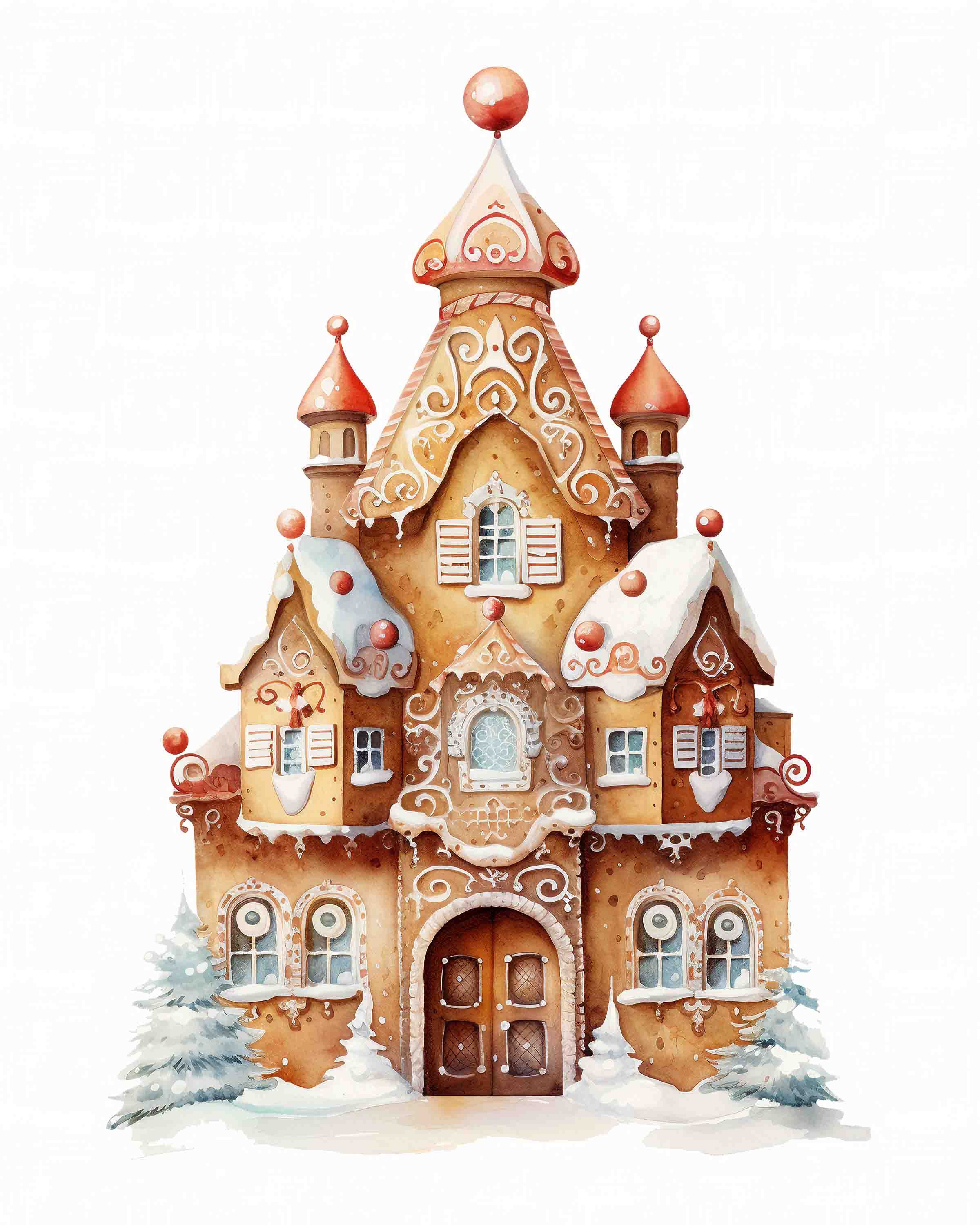 Ginger Bread House Holiday Art Kit - Artsy Rose Academy