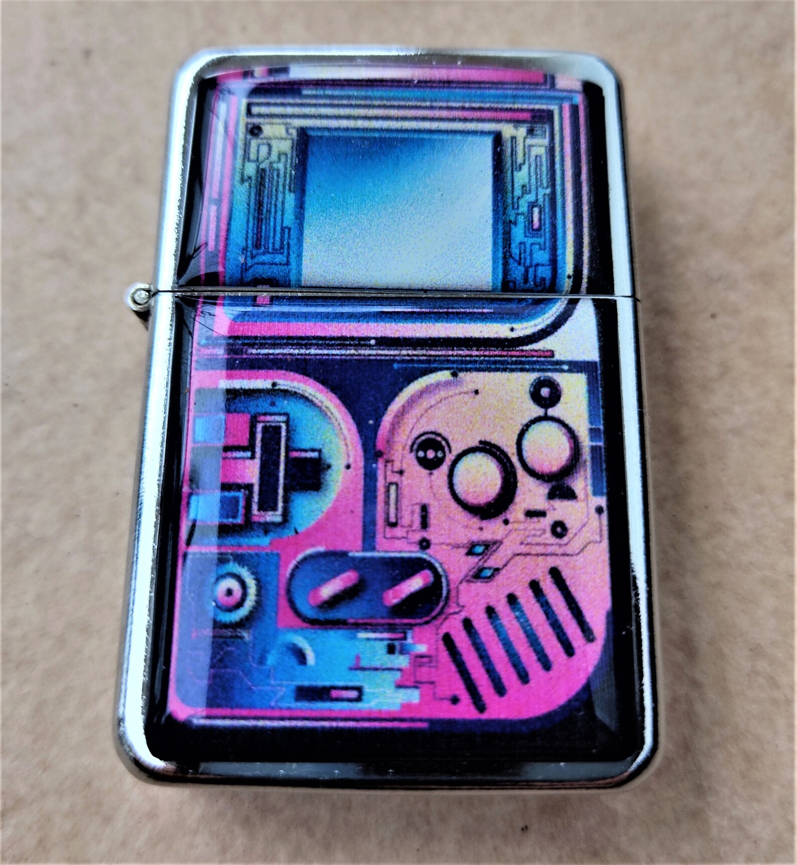 GAMEBOY Star LIGHTER windproof cigarette Charm flip Retro Etsy