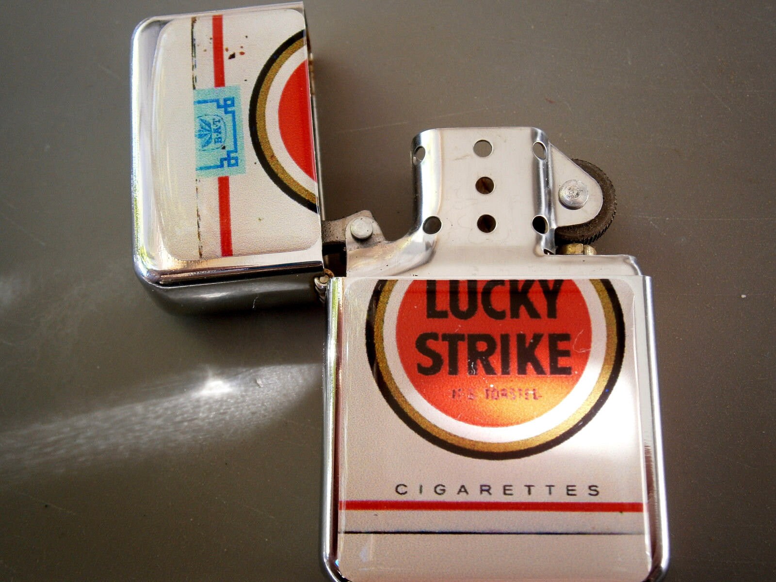 LUCKY STRIKE Star LIGHTER windproof cigarette Charm flip Etsy