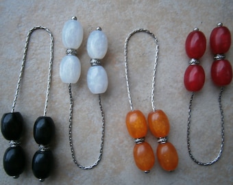 GREEK BEGLERI  Metal Chain & resin Beads Turkish Tasbih Tesbih Kabbalah komboloi Greece Worry Beads