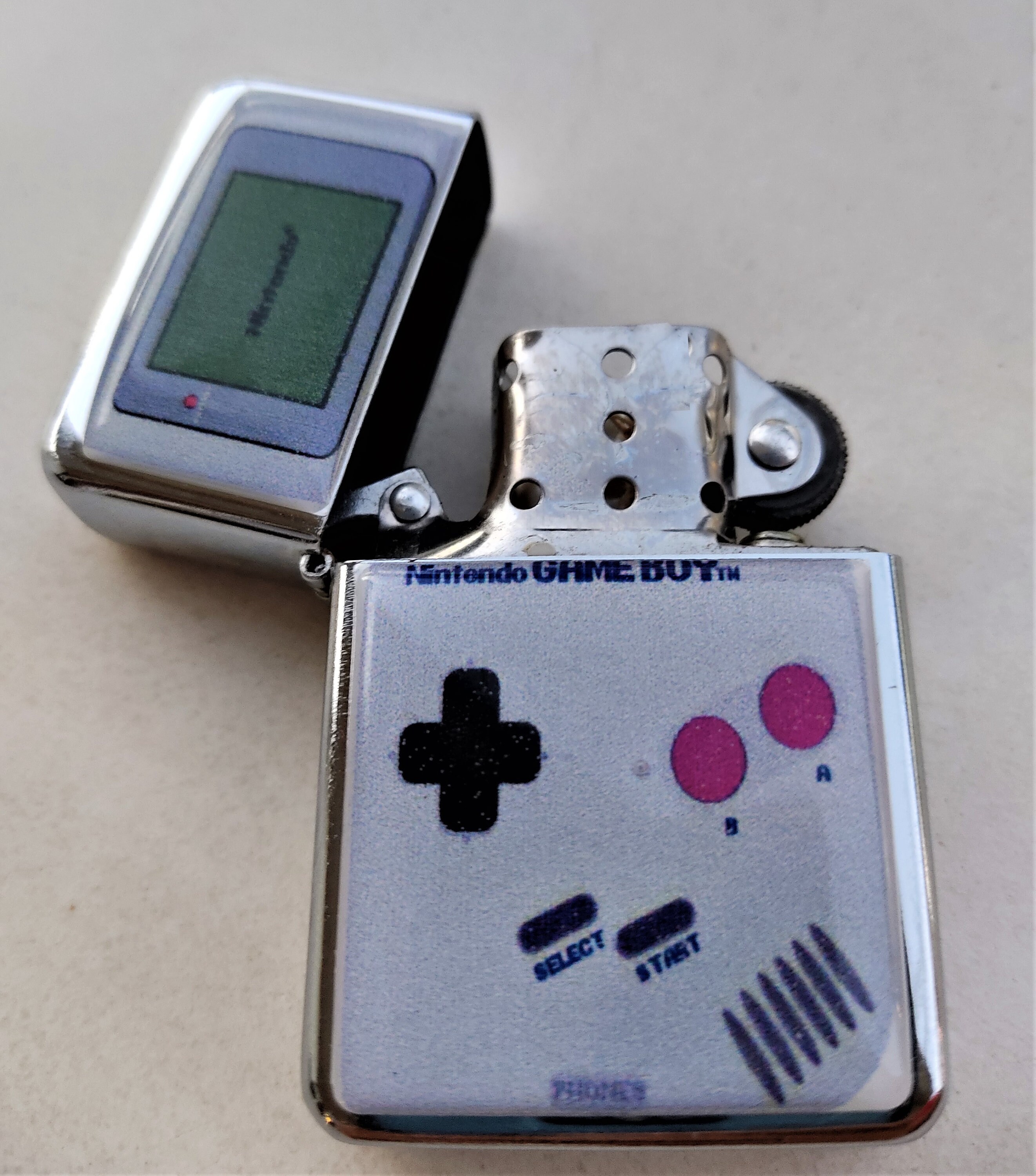 GAMEBOY Star LIGHTER windproof cigarette Charm flip Retro Etsy